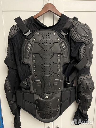 Мотозащита черепаха MadBull Turtle Jacket Black xl