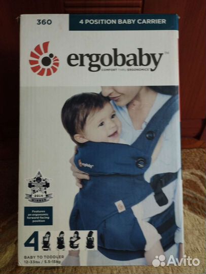 Эргорюкзак ergobaby carrier 360