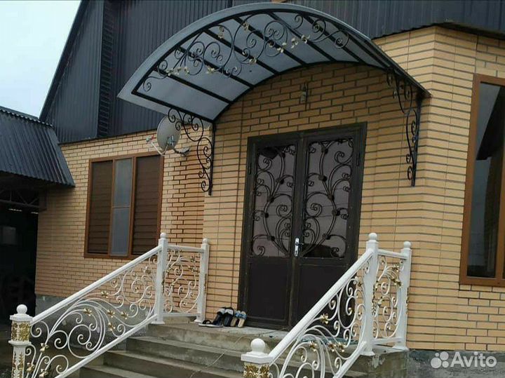 Кованые козырьки