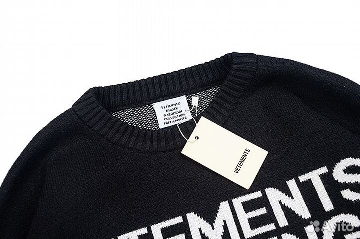 Свитер Vetements Translation Black