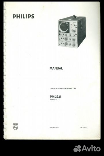 Осциллограф philips PM 3231