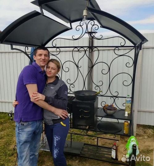 Мангал цельносварной