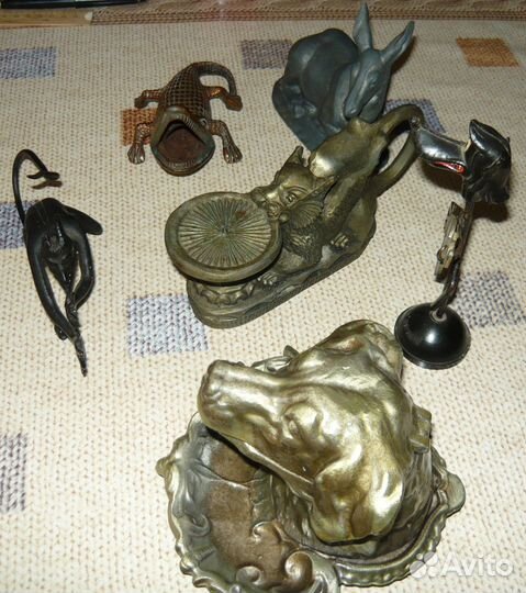 Разные статуэтки,фигурки. Металл