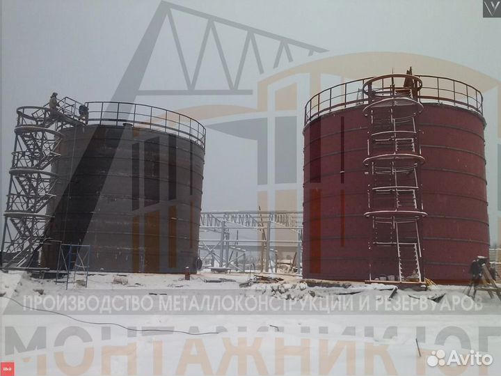 Резервуар Горизонтальный Стальной. багв-100 м3