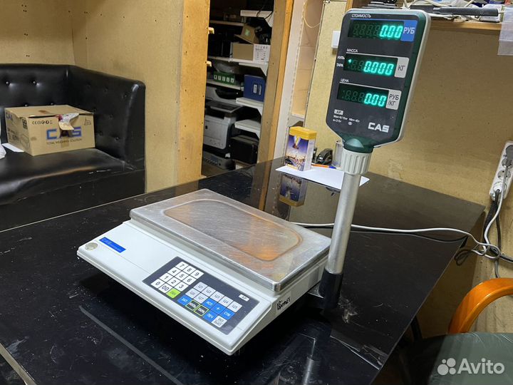 Весы Cas Ap стойка
