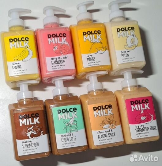 Гель для душа, шампунь Dolce milk