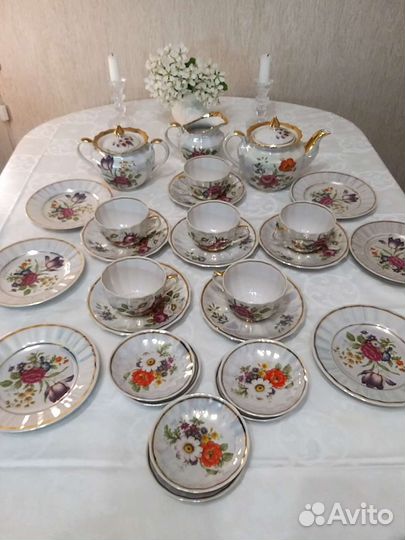 Чайный сервиз вербилки СССР