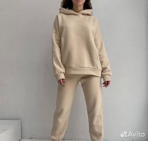 Костюм спортивный двухнитка с флисом