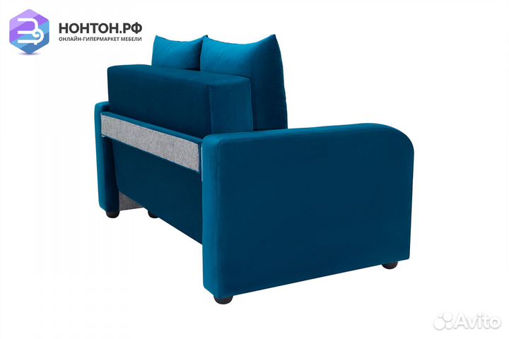 Диван Бруно голубой