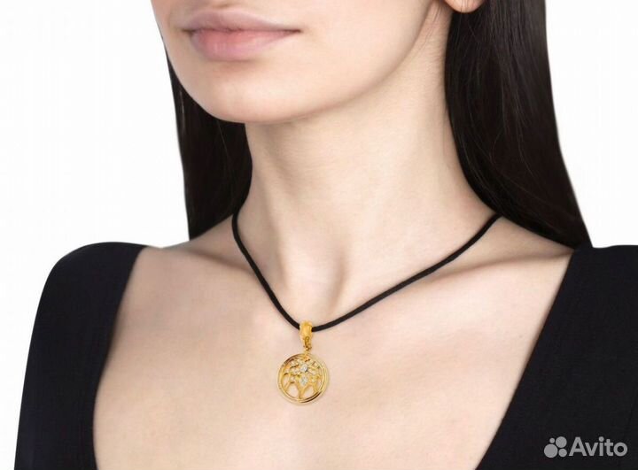 Золотой кулон Magerit Vitral