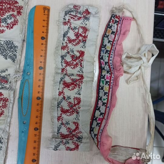 Старинный Сурпан рушник чув украшение (сзр)