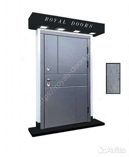 Входная металлическая дверь с терморазрывом