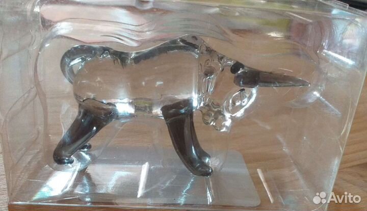 Стеклянная фигурка Бычок