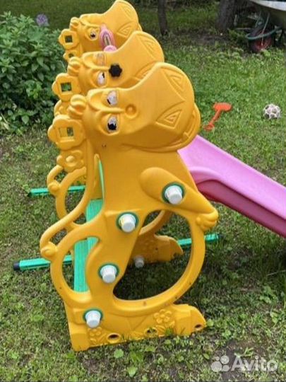 Горка - качели детские Бегемот,Ching Ching