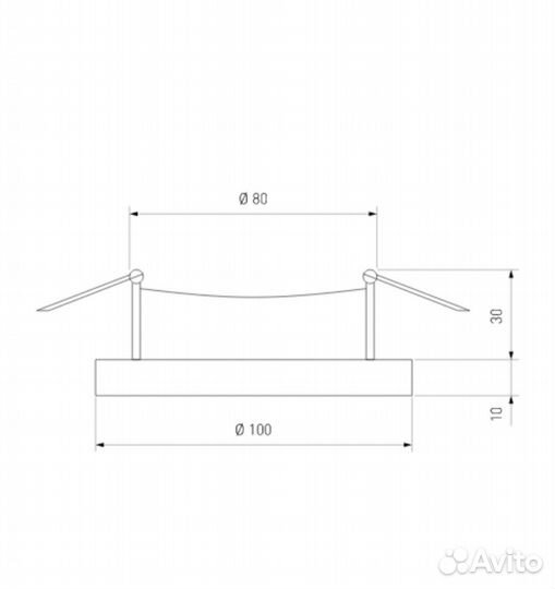 Светильник Elektrostandard GX53 13 Вт, белый
