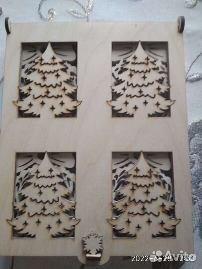 Деревянные Ёлочные игрушки