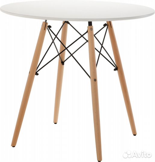 Стол обеденный eames DSW 80х80х72 белый