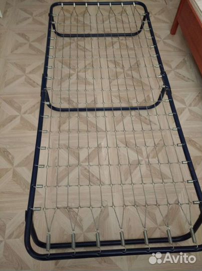 Раскладушка-кровать с ортопедическим матрасом