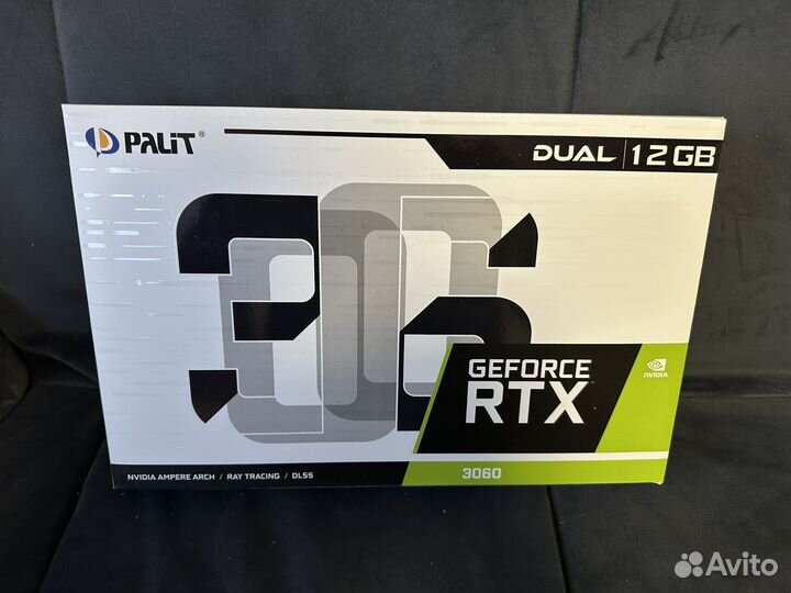 Видеокарта Palit GeForce RTX 3060 Dual 12 gb