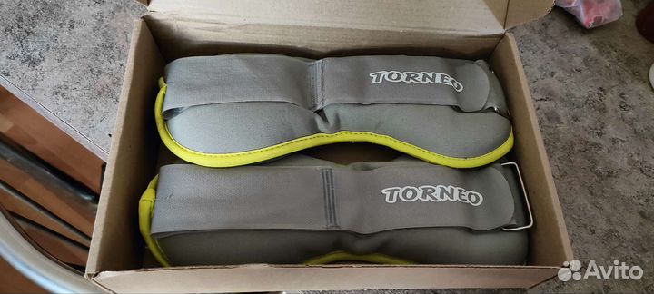 Утяжелители для ног и рук torneo. Комплект 2 шт