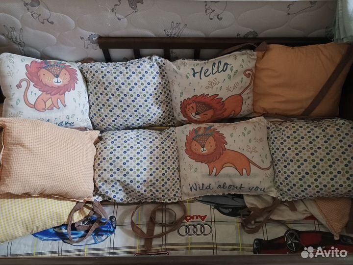 Бортики в детскую кроватку бу