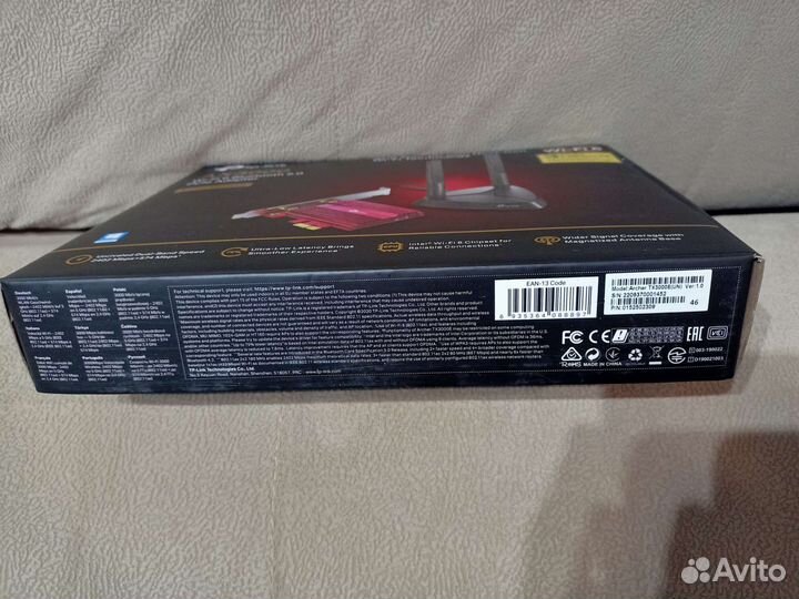 Wifi 6 Bluetooth 5 адаптер TP-Link AX3000 новый