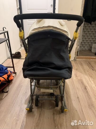 Санки коляска ника 7 с колесами