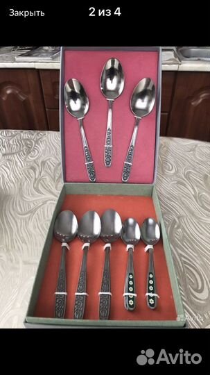 Набор столовых приборов новый