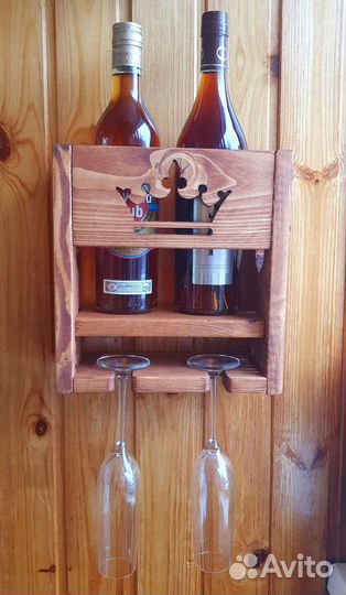 Винная полка корона/полка под бокалы