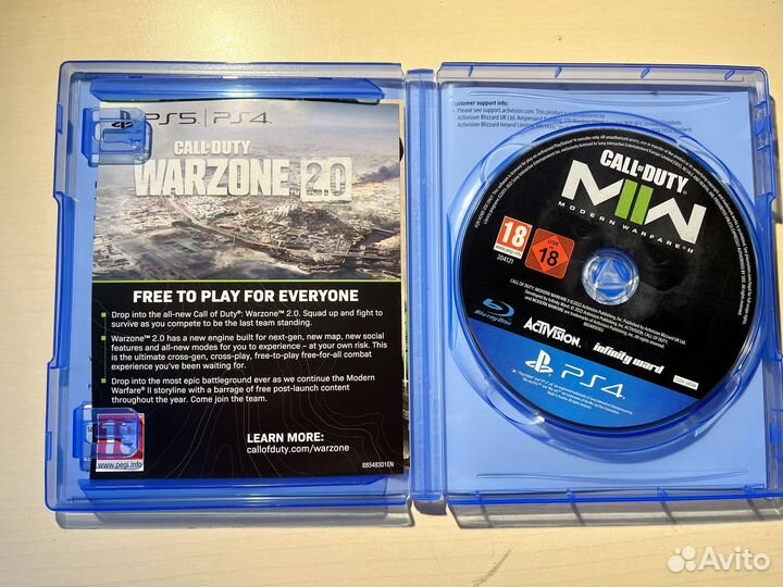 Игра на PS 4 Call of duty MV2