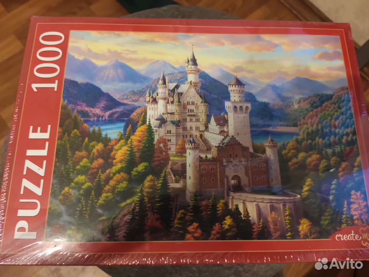 Пазл (паззл, мозаика) 1000 Нойшванштайн