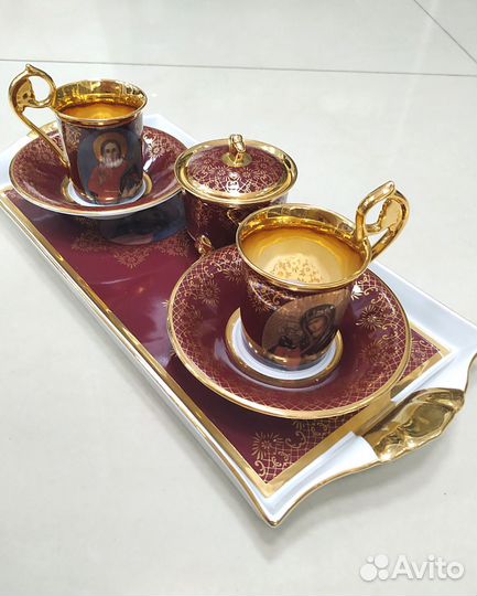 Чешский фарфор Leander для двоих