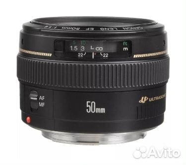Объектив Canon EF 50mm f/1.4 USM, черный