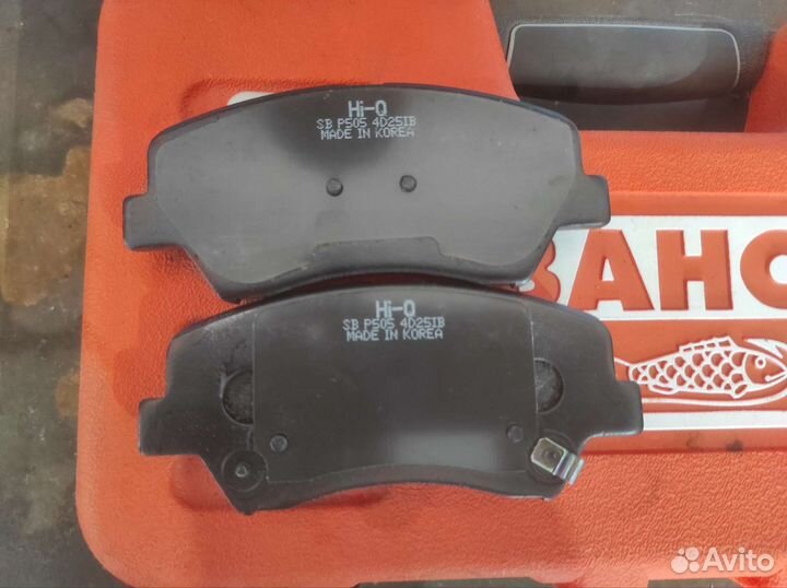 Тормозные колодки на hyundai elantra