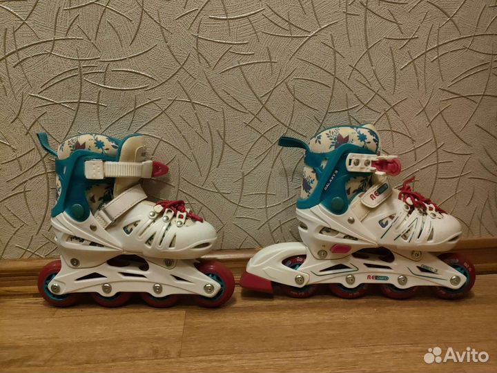 Роликовые коньки детские раздвижные