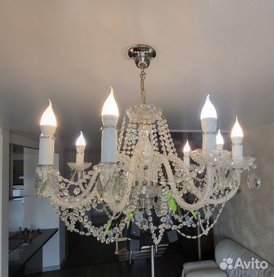 Люстра artglass (Чехия, хрусталь)