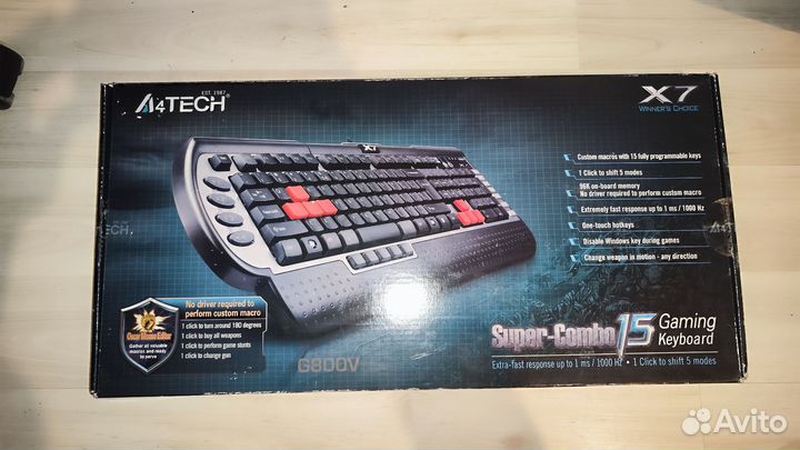 Игровая клавиатура a4tech x7 g800v