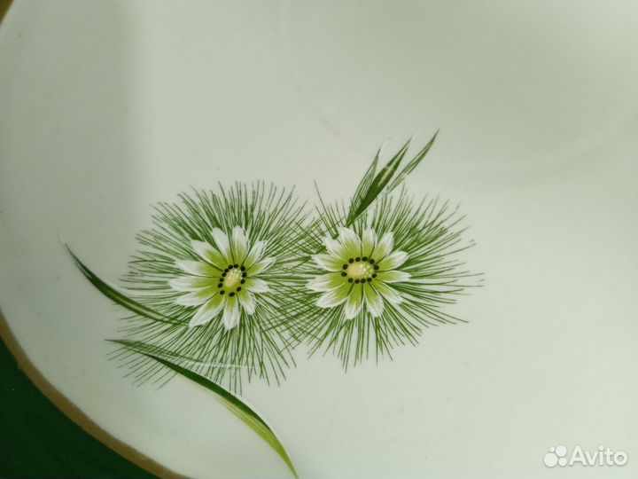 Блюдо фарфор винтаж СССР