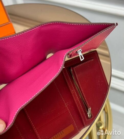 Кошелек женский hermes из натуральной кожи