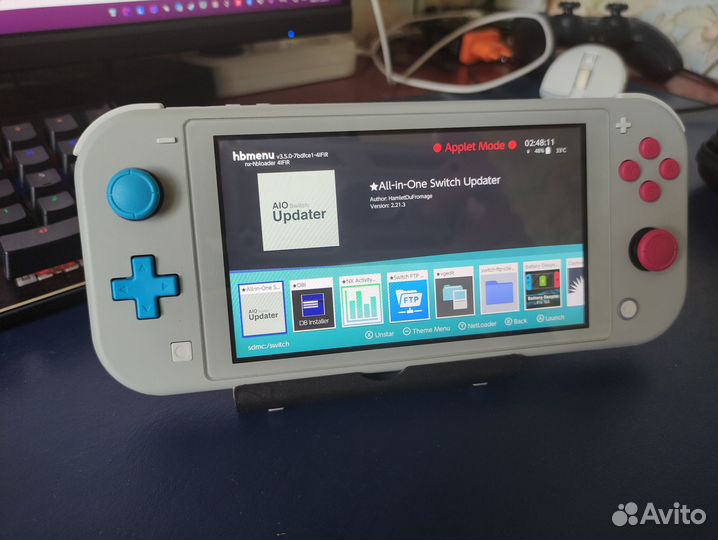 Nintendo switch lite прошитая с играми