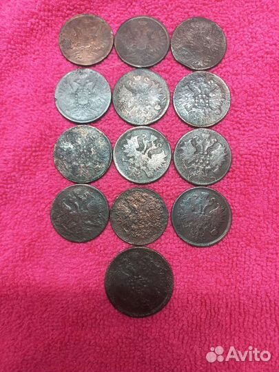 2 и 3 копейки 1852 - 1864 г