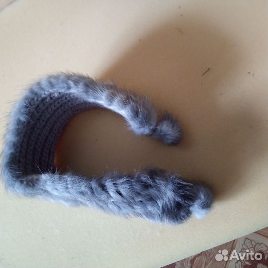 Повязка на голову норковая