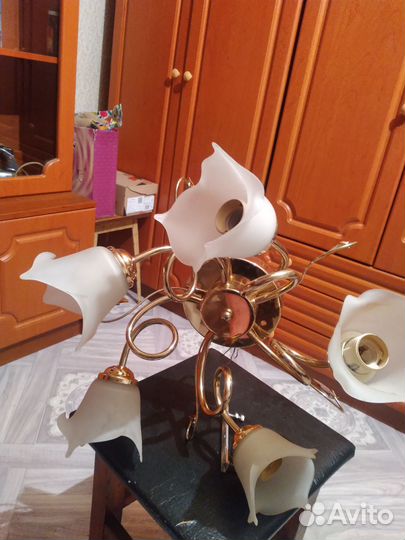 Люстра потолочная бу