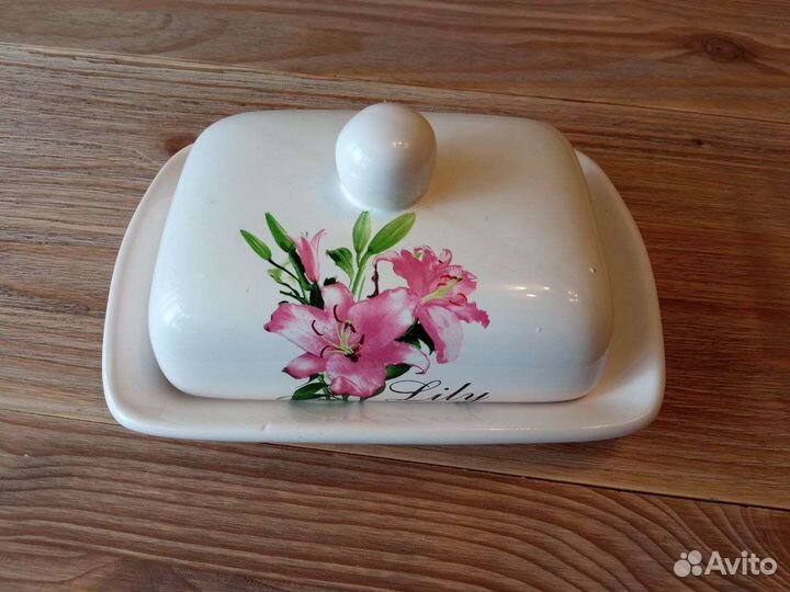 Масленка фарфор