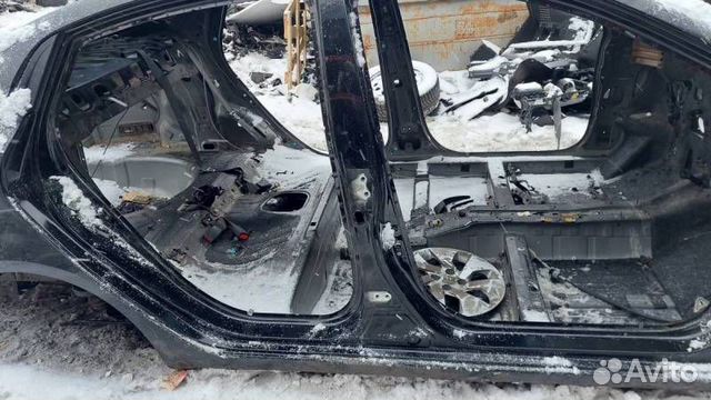 Порог со стойкой правый Kia Rio 3 UB 2011-2017