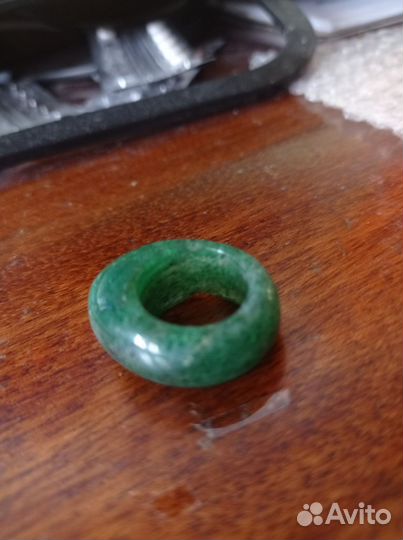 Старинный нефрит Будда Амулет, Кольцо, Шар