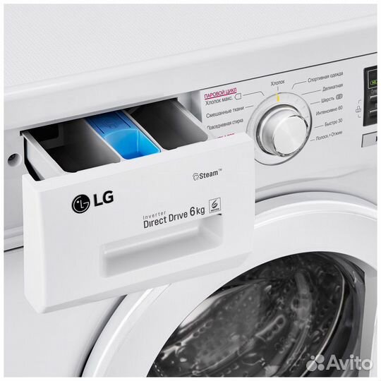 Новая Стиральная машина LG F1096MDS0 пар инвертор