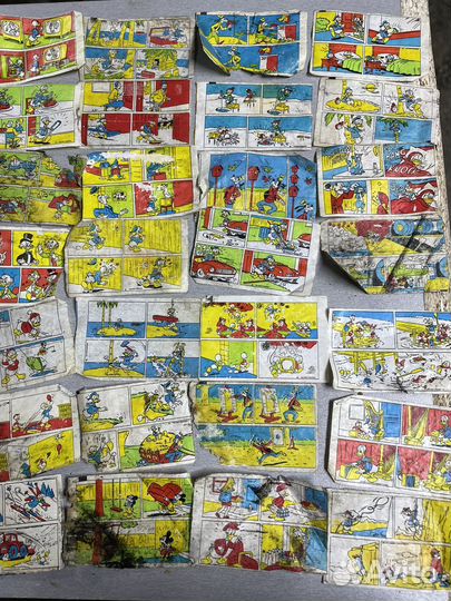 Коллекция вкладышей Дональд дак, миккимаус