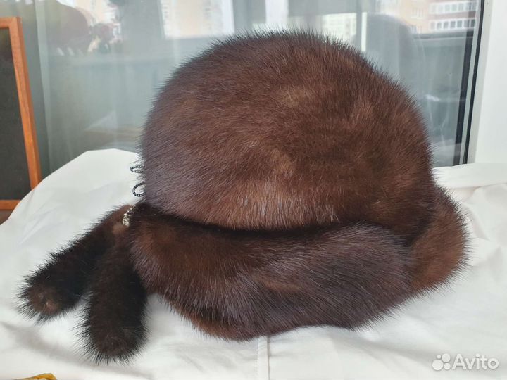 Шапка норковая женская