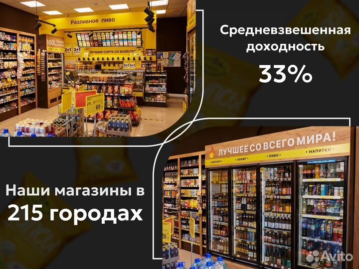 Готовый бизнес. Пивной магазин по франшизе